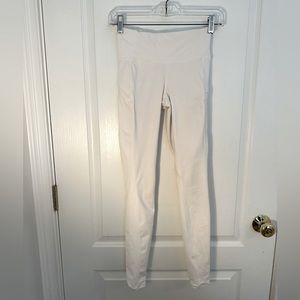 Athleta Workout Leggings in White XXS